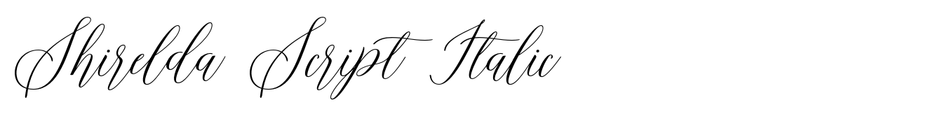 Shirelda Script Italic
